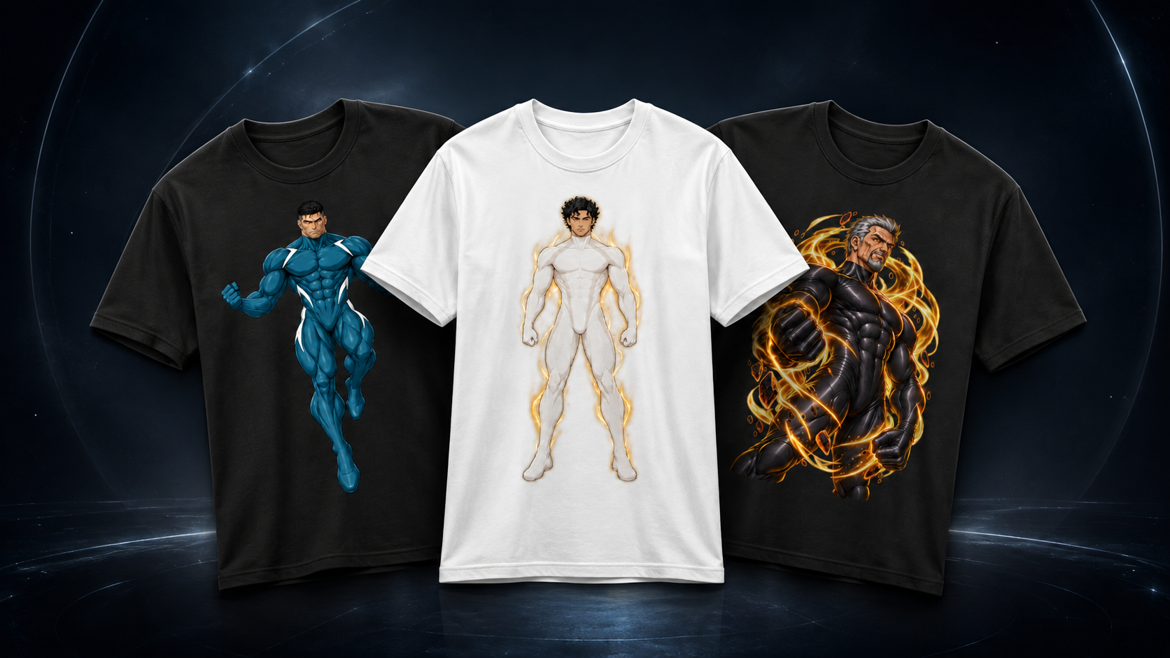 Official Aurath merch — Voran, Nexoran and Orysk tees